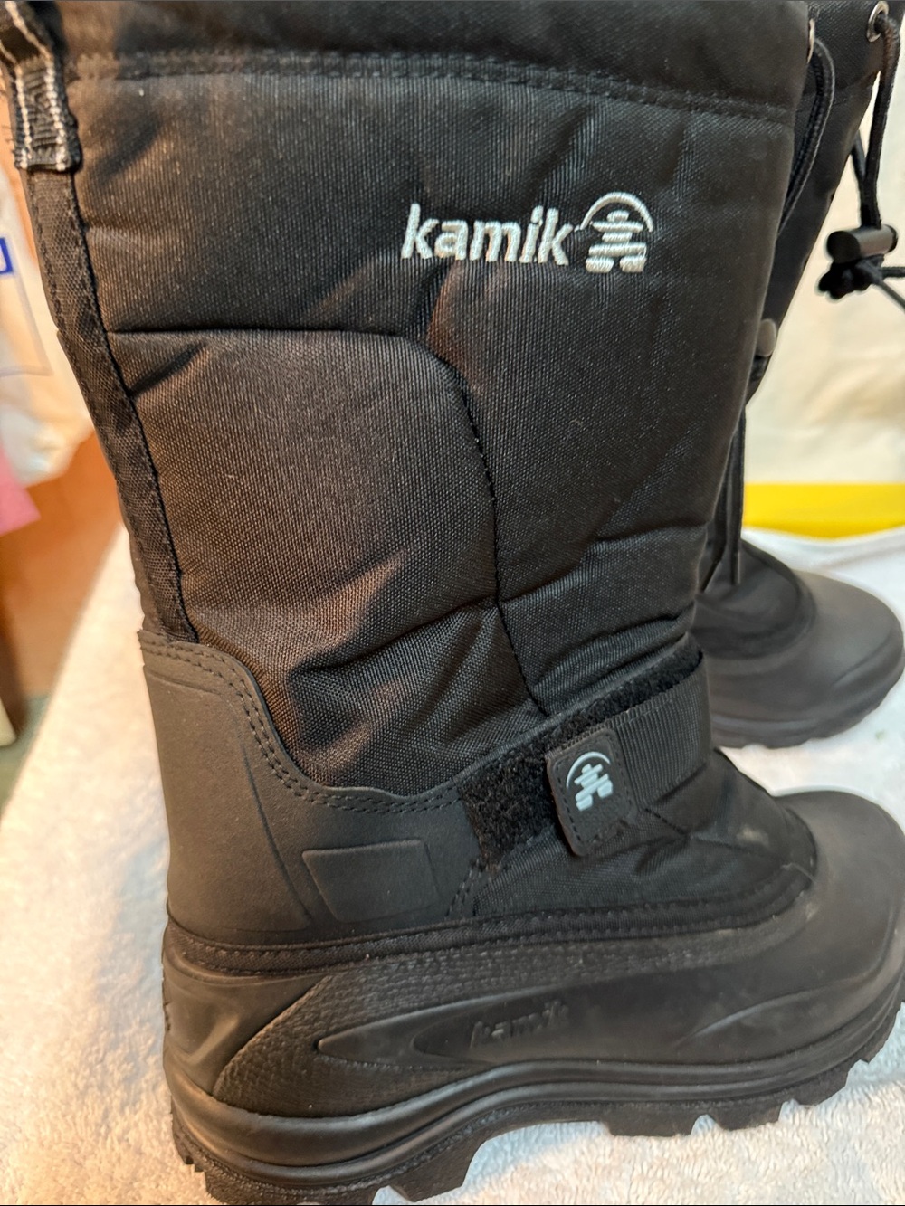 Kamik Black Insulated Rain & Snow Boots